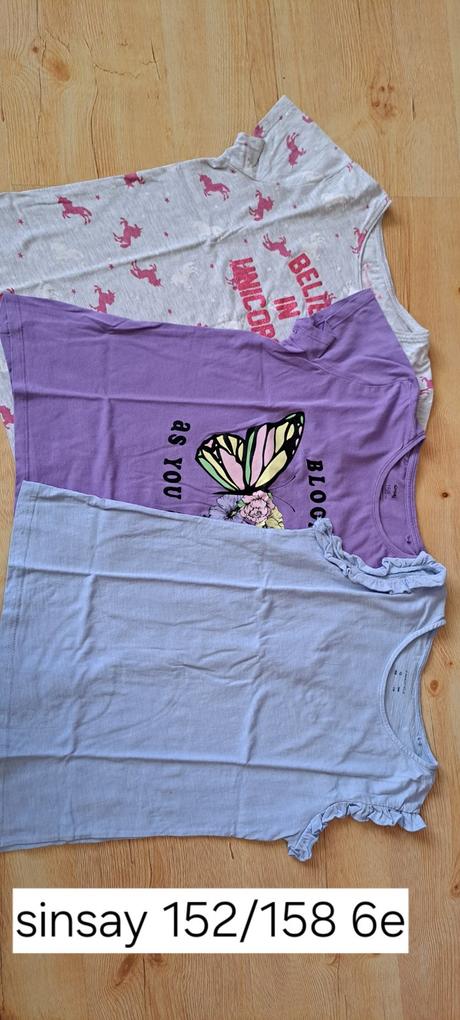 Tričká 152/158, sinsay,152