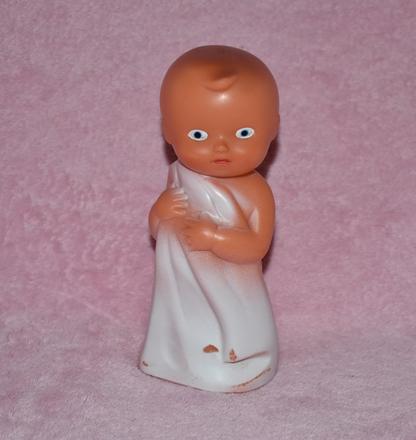 Retro bábika gumotex,