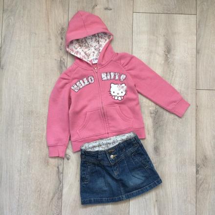 Mikina so sukňou dievčenská sanrio č.98/104, 3-4y, sanrio,104