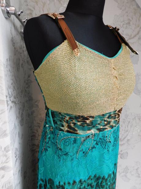 Maxi šaty - vrch krajka, spodok podšívka, xl