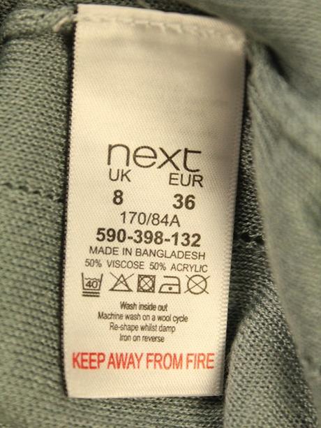 Tenký do v výstrih pulóver next veľ. 36, next,36