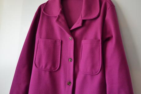 Fuchsiová bunda uni, 