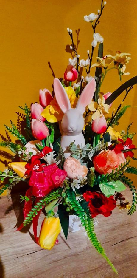 Veľkonočné a celoročné dekorácie na stôl, 