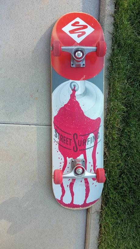 Skateboard, street surfing