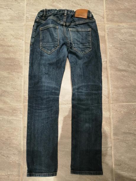 Džínsy lindex v134,8-9r.,elastické, lindex,134