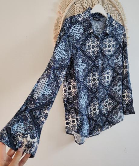 Blúzka vzorovaná, xl