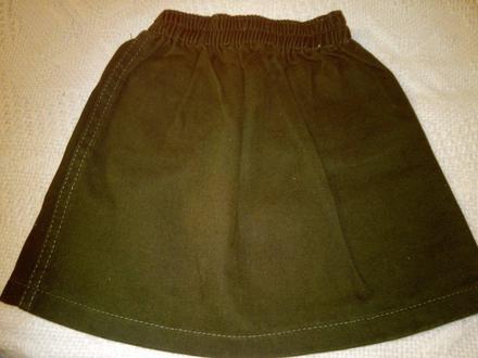 Riflová suknička, 104