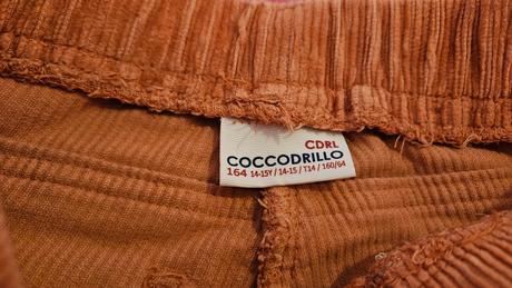 Dievčenské menžestrové nohavice veľkosť 164, coccodrillo,164