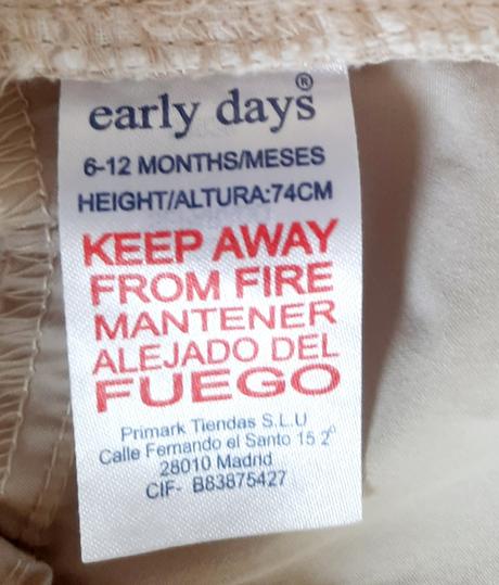 Ľahká letná suknička 6-12 mes., primark,74