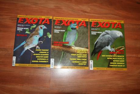 Chovatelská časopis exota , papagaje,