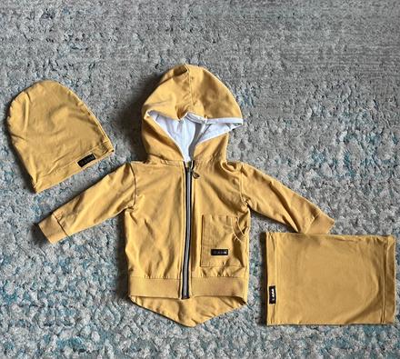 Set mikina + cipka + nakrcnik vel. 74/80, 74