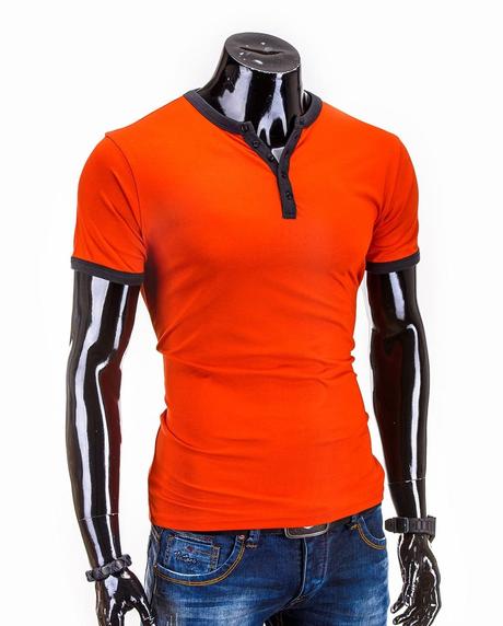 Pánske tričko - oranžové, čierne, m / s