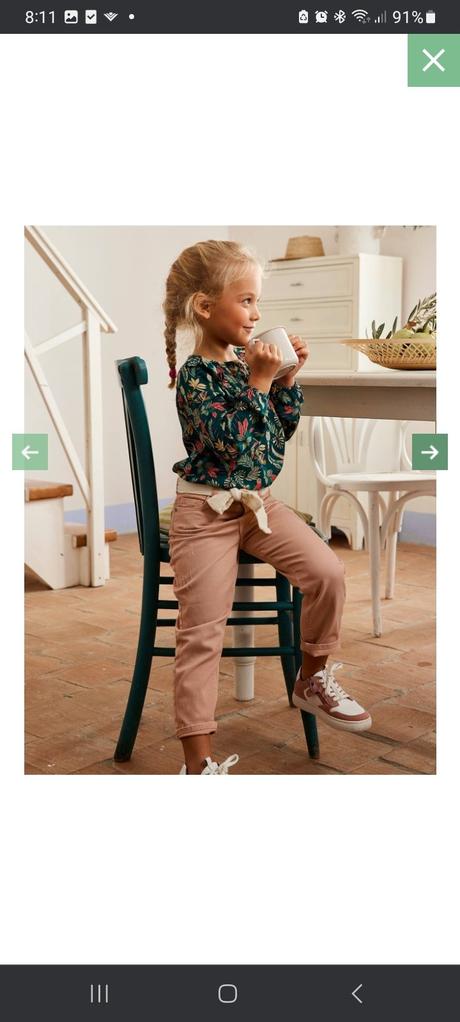 Nohavice, vertbaudet,140