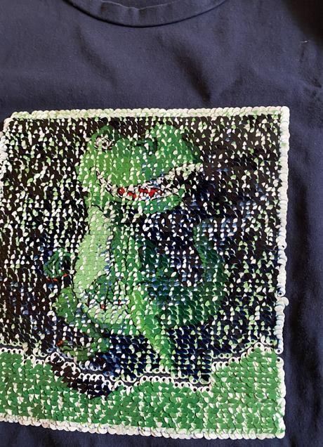 Pekné tričko s aplikáciou f&d na 12 rokov- 158, 158