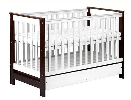 Postieľka kolonial i+šuflík+pohovka biela-orech, šírka (cm): 60,dĺžka (cm): 120