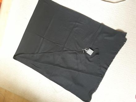 Šál čierny nový, unisex,