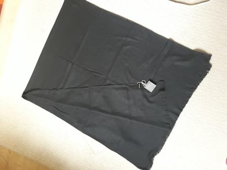Šál čierny nový, unisex,