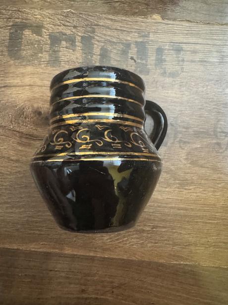 Retro miska, hrnček, nádoba,