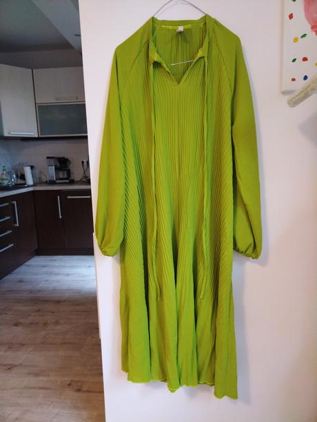 Plisované šaty uni, m