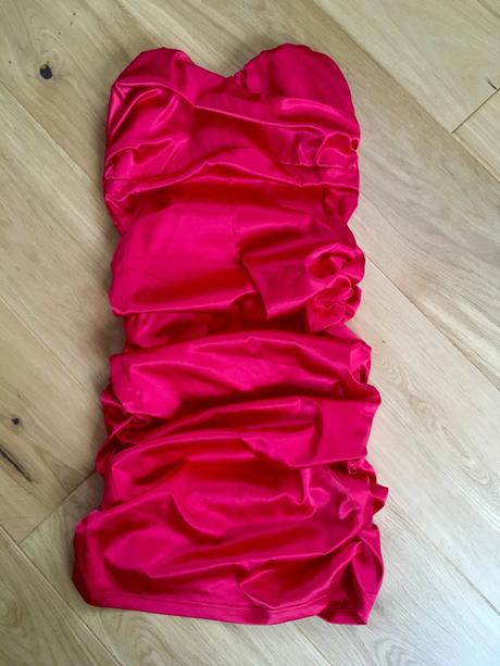 Červené kokteilové šaty - sugarbird, m