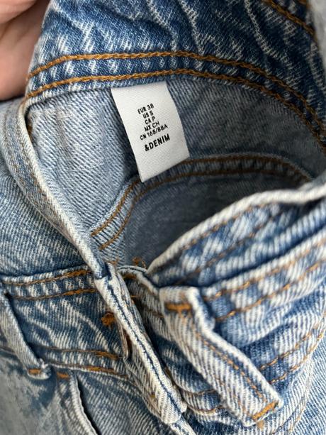 Rifľové šaty na traky, h&m,m