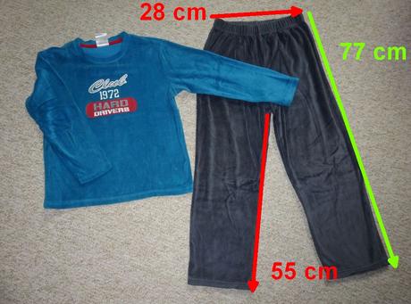 Hrubšie pyžamo, 128