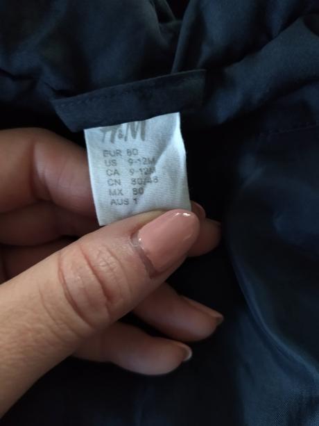 Zimna bunda h&m, h&m,80