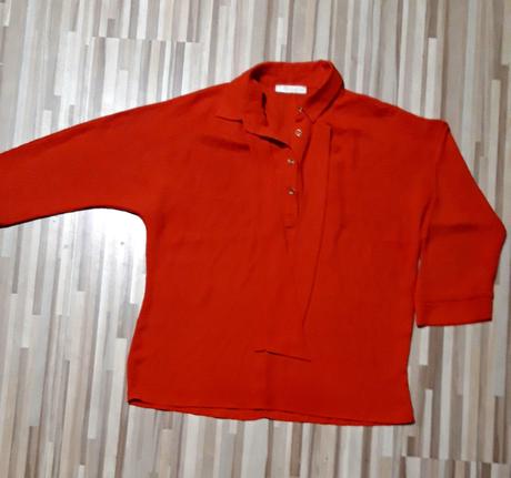 Červena jemna bluzka 38, 38