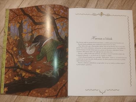 Kniha bájky john de la  fontaine, 