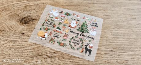 Nažehľovacia nálepka - vianočný mix i- 12x8,6 cm,