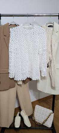 Krajkový top planet paris, m