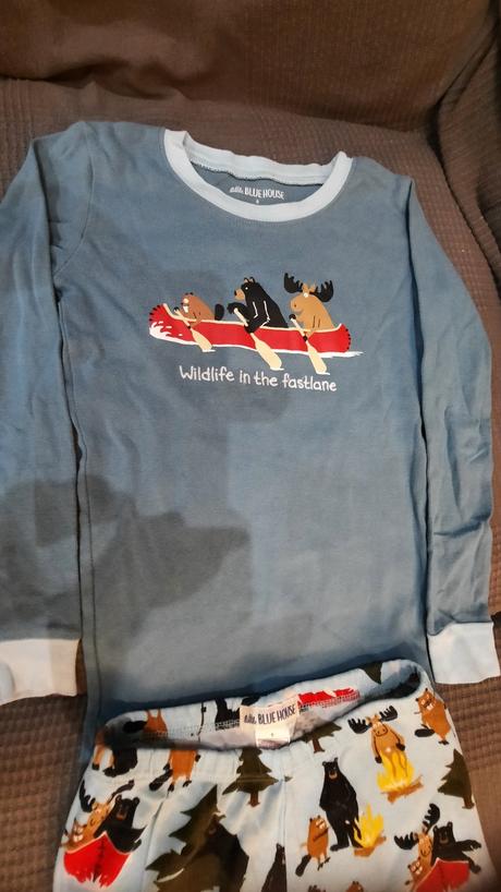 Hatley little blue house pyzamo, 122