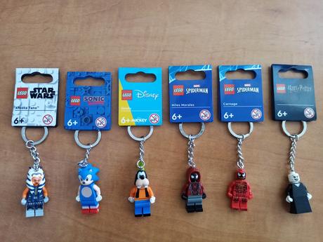 Lego prívesky, lego kľúčenka, 