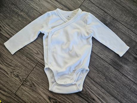 Biele zavinovacie body h&m 62 zadarmo, h&m,62