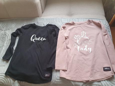 Predám 2ks tričiek dl.rukáv veľ. 140/146, 140