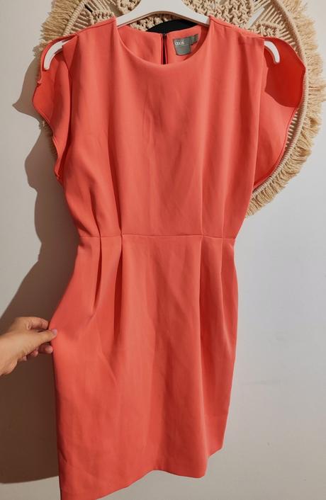 Korálové šaty asos, s