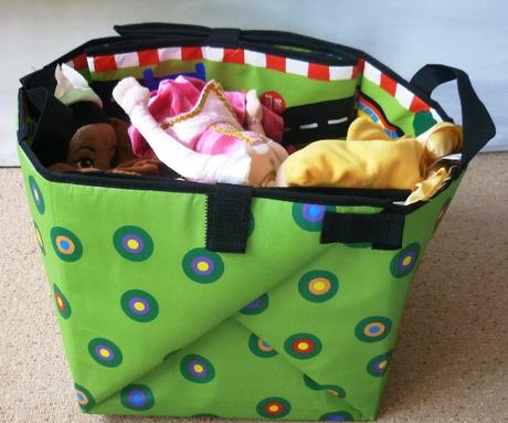 2 v 1 - taška na hračky + hracia deka,