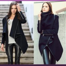 Tmavomodrý kabát, 38 - xl