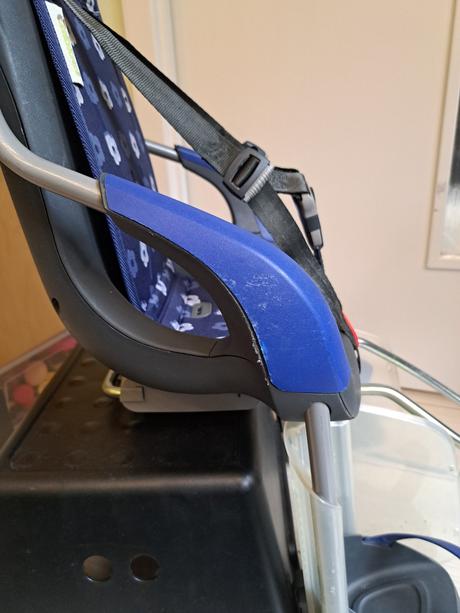Qibbel sedačka na bicykel zadná čierna q100+2x uch,