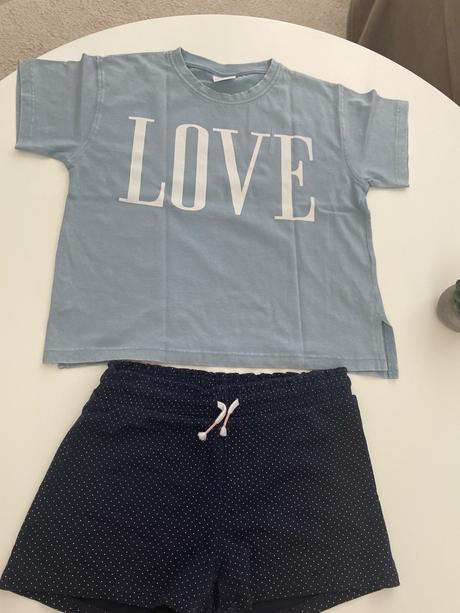Tricko a šortky, zara,128