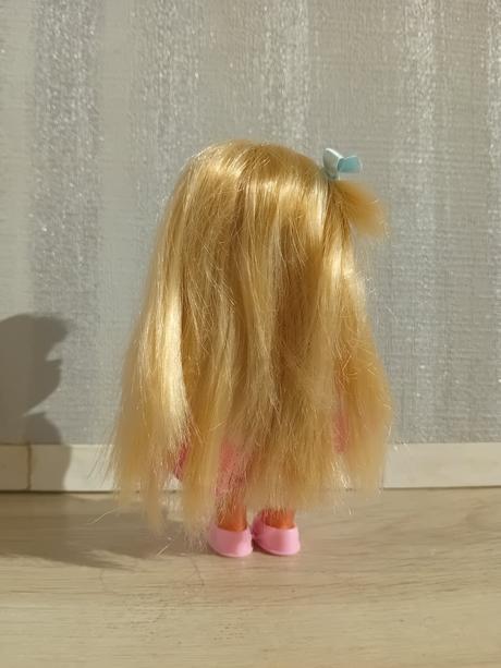 Bábika evička so psíkom a s doplnkami pre psíka, 