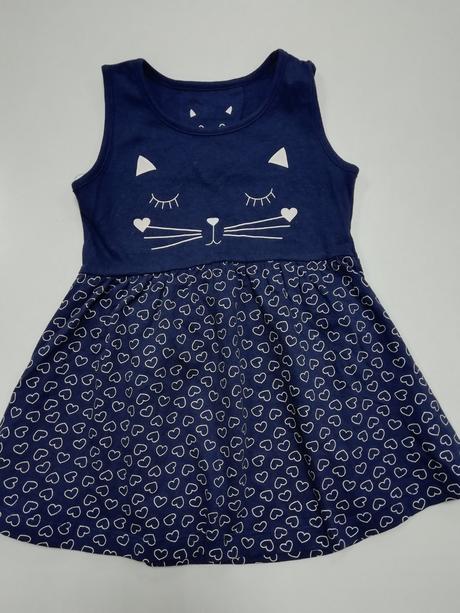 Mačičkové bavlnené šaty, young dimension,98