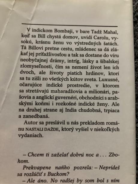 Noc v bombaji-prvé vyd.1990, 