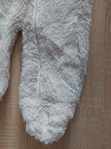 Teplý plyšový zimušný overal "jednorožec" veľ.74, marks & spencer,74