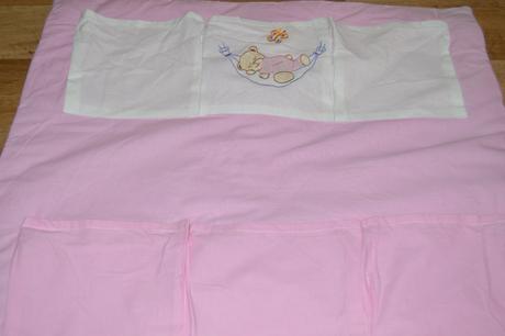 Vreckár na postieľku - hojdačka ružová, šírka (cm): 60,dĺžka (cm): 60