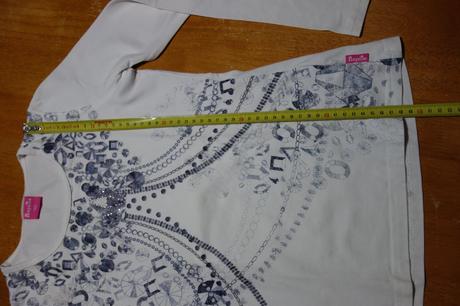 Biele tričko dievčenské, pampolina,140