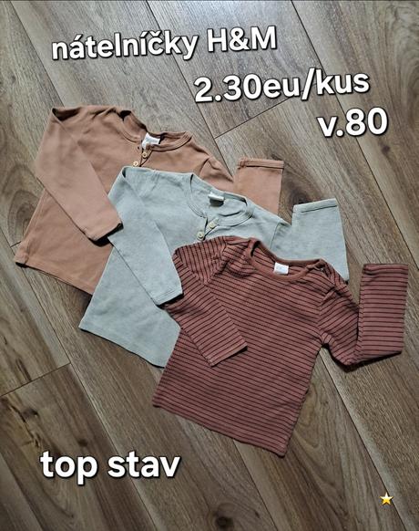 Tričká h&m, h&m,80