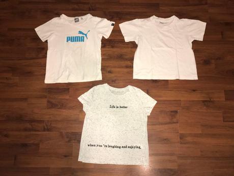 3 tričká - unisex, puma,128