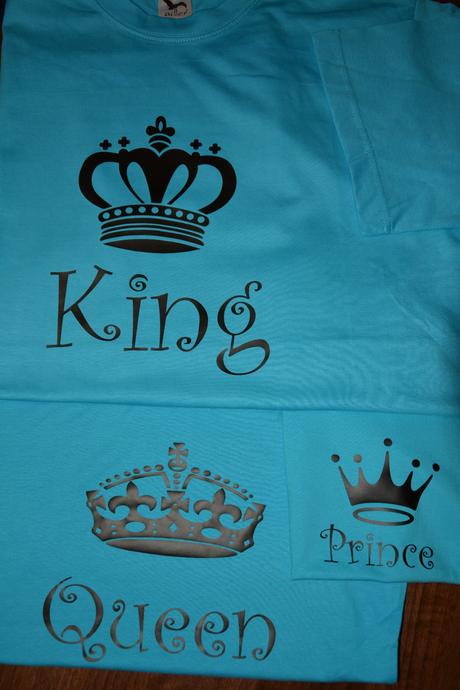 Tričká king, queen, prince, 110 - xxxl