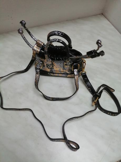 Kabelka mini, luxusna viacfarebna,